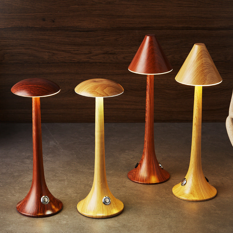 Wooden-Like Style Creative Table Lamp