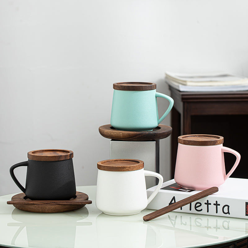 Customizable Handmade Ceramic Coffee Mug Set