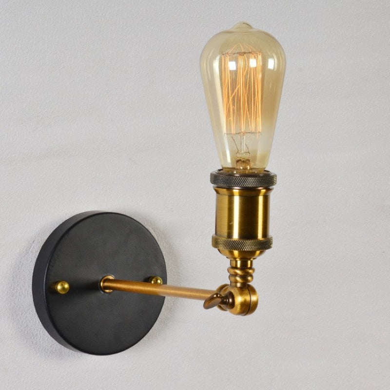 Creative Vintage Metal Bulb Wall Lamp