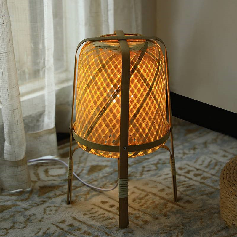 Vietnamese Style Bamboo Table Lamp