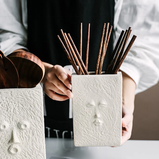 Ceramic Expression Utensil Holder
