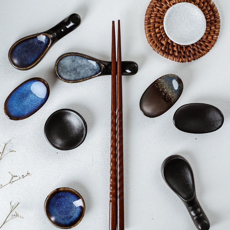 Etsu Japanese Style Ceramic Chopstick Rest