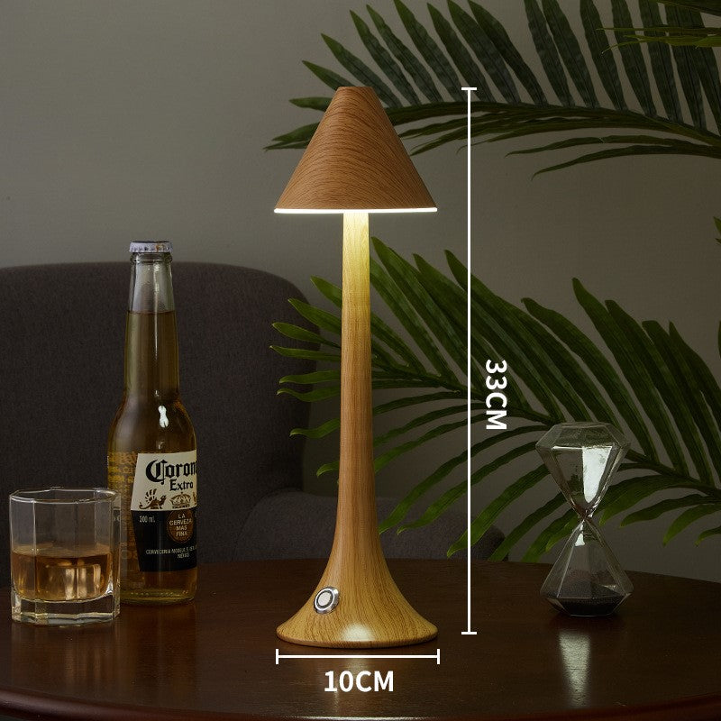Wooden-Like Style Creative Table Lamp