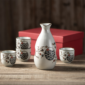 Zabi Japanese Ceramic Sake Set