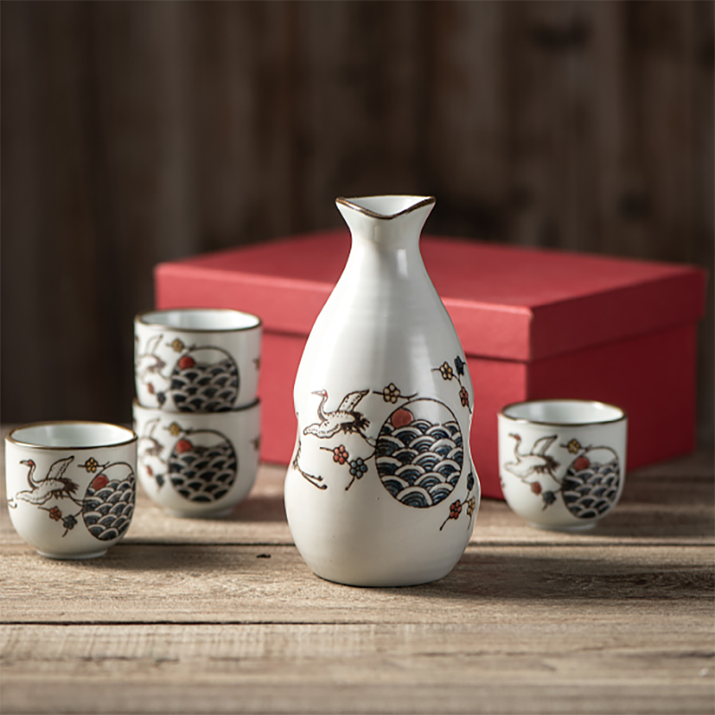 Zabi Japanese Ceramic Sake Set