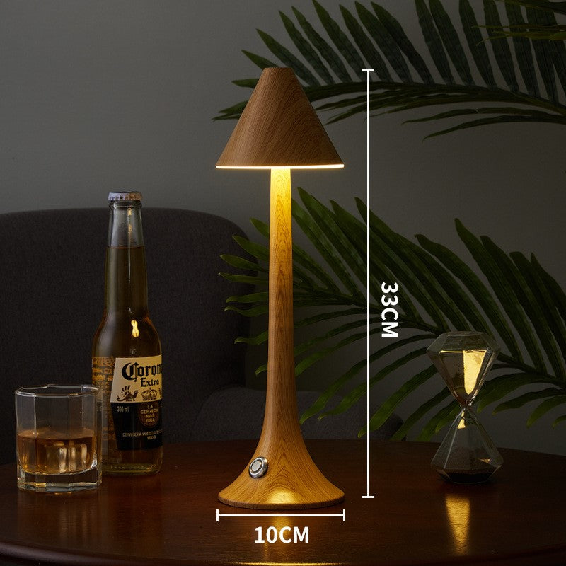Wooden-Like Style Creative Table Lamp