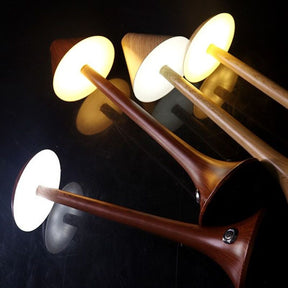 Wooden-Like Style Creative Table Lamp