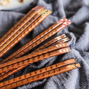 Tortoiseshell Japanese Style Ironwood Chopsticks