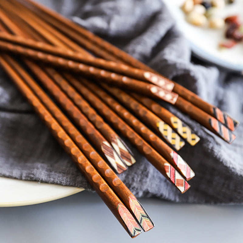 Tortoiseshell Japanese Style Ironwood Chopsticks