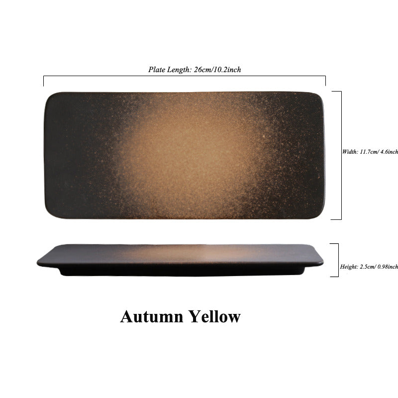 Akasuki Flat Sushi Plate