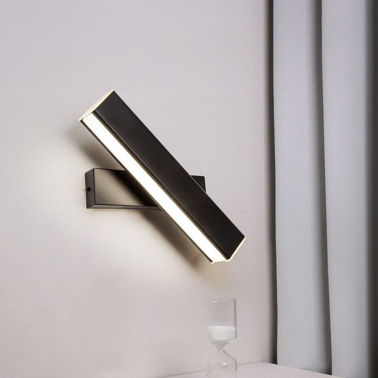 Wooden-Like LED Rotatable Wall Lamp