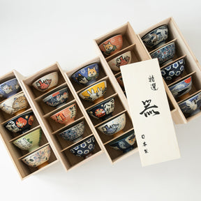 Asami Japanese Style Rice Bowl Set