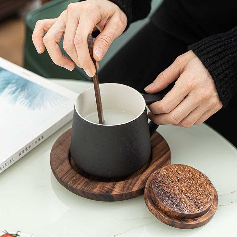 Customizable Handmade Ceramic Coffee Mug Set