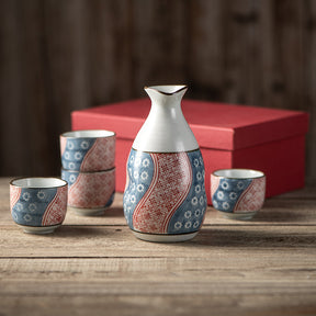 Zabi Japanese Ceramic Sake Set