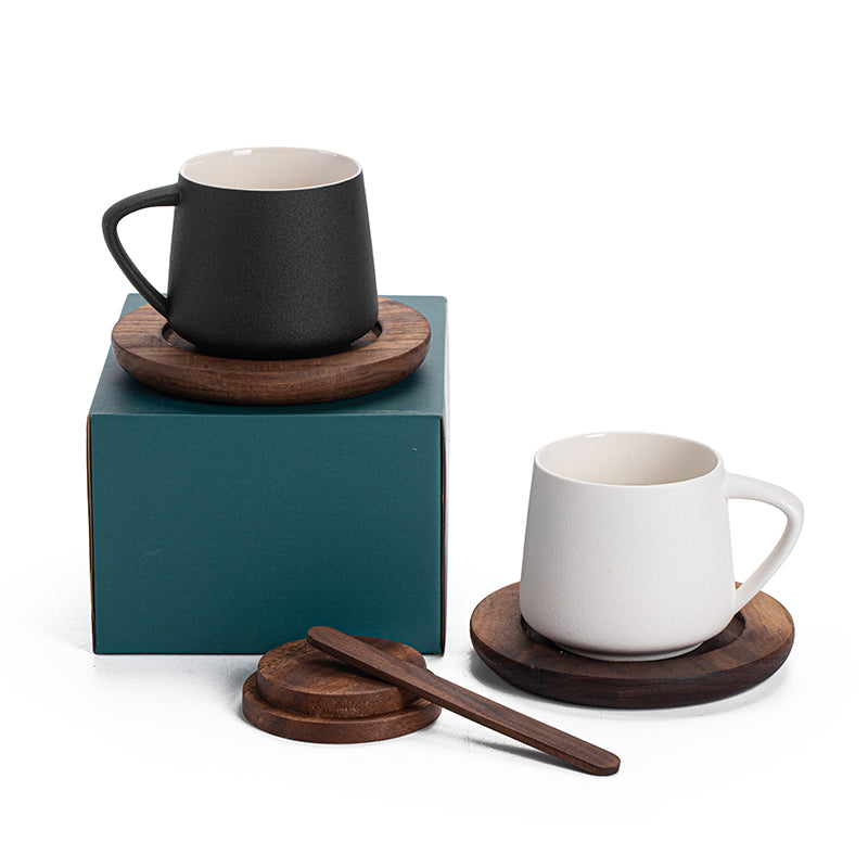 Customizable Handmade Ceramic Coffee Mug Set