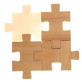 Creative Wooden LED Puzzle Wall Lamp