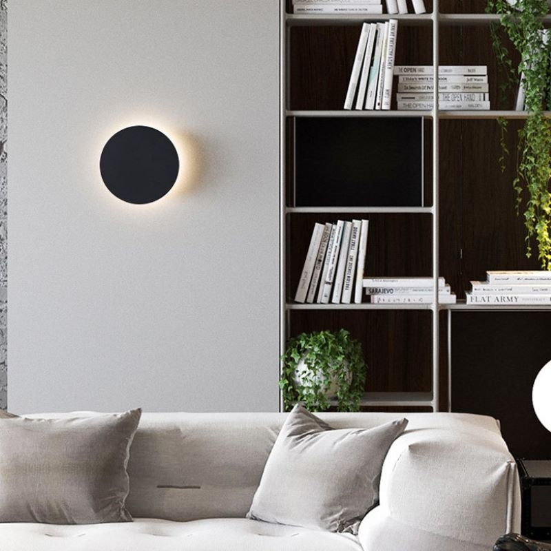 Creative Rotating Solar Eclipse Wall Lamp