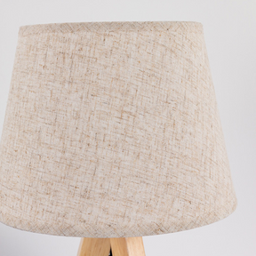 Japanese Style Wooden Triangular Table Lamp