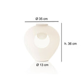 Japanese Wabi-Sabi Vase Table Lamp