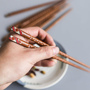 Tortoiseshell Japanese Style Ironwood Chopsticks