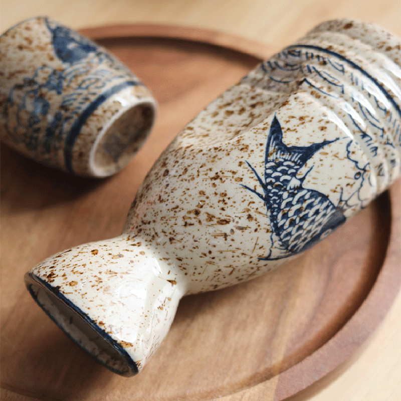 Hitaishi Japanese Ceramic Sake Set