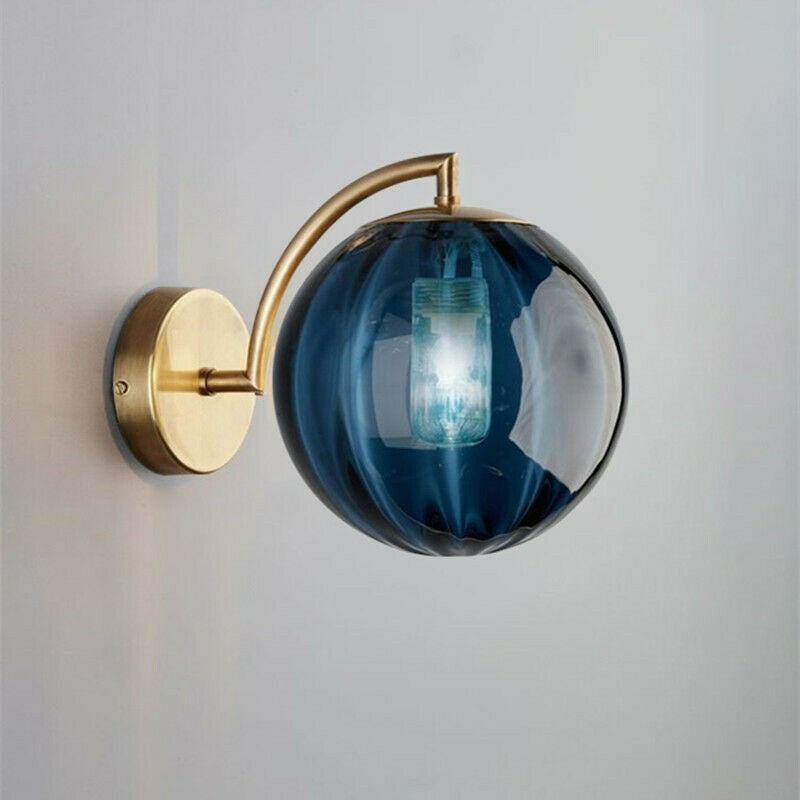 Modern Glass Globe Wall Lamp