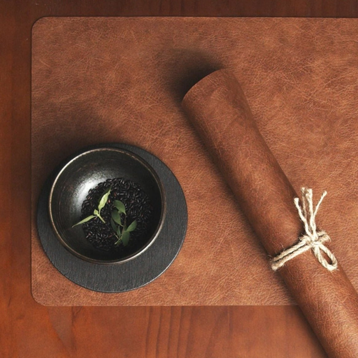 Japanese Leather Placemat