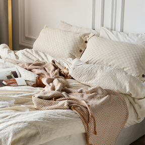 Linen Japanese Style Cotton Bedding Set