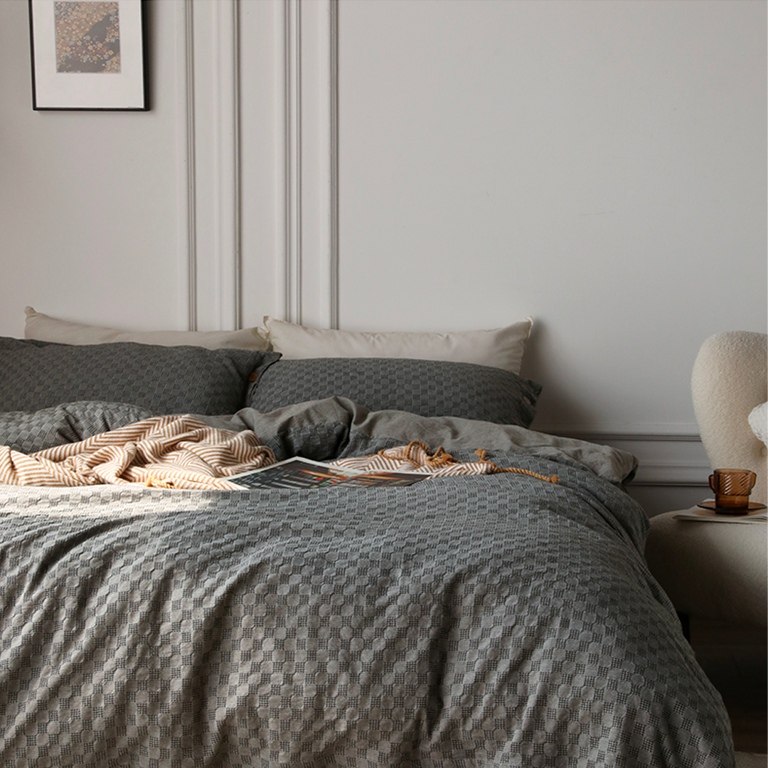 Linen Japanese Style Cotton Bedding Set