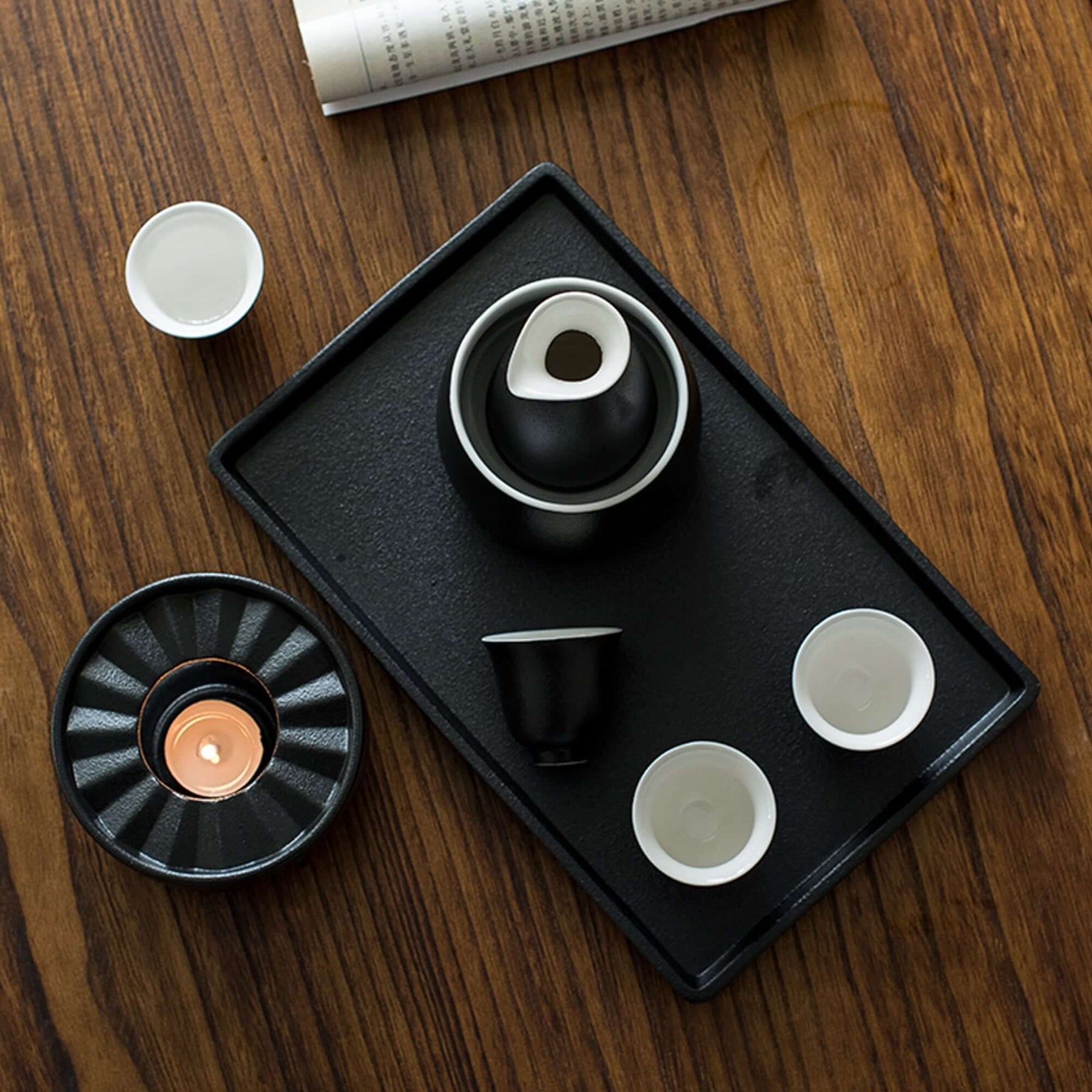 Japanese 8-Piece Ceramic Sake Set