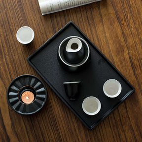 Japanese 8-Piece Ceramic Sake Set