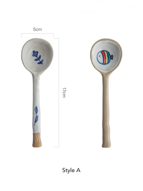 Yamazu Ceramic Table Spoon