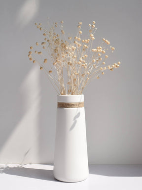 White Ceramic Minimalistic Vase