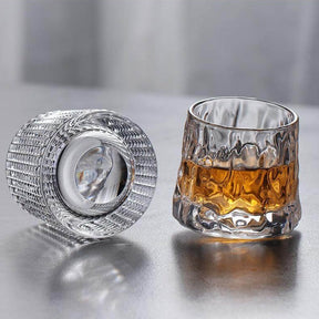 Creative Spinning Tumbler Whisky Glass