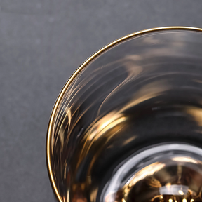 Kin Gold Rim Finish Tea Glass