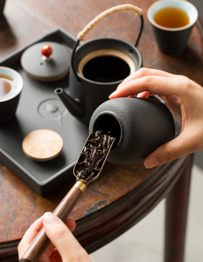 Japanese Eri 7-Piece Ceramic Tea Set