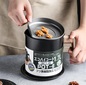 Japanese Kanji Reusable Oil Filter/Container