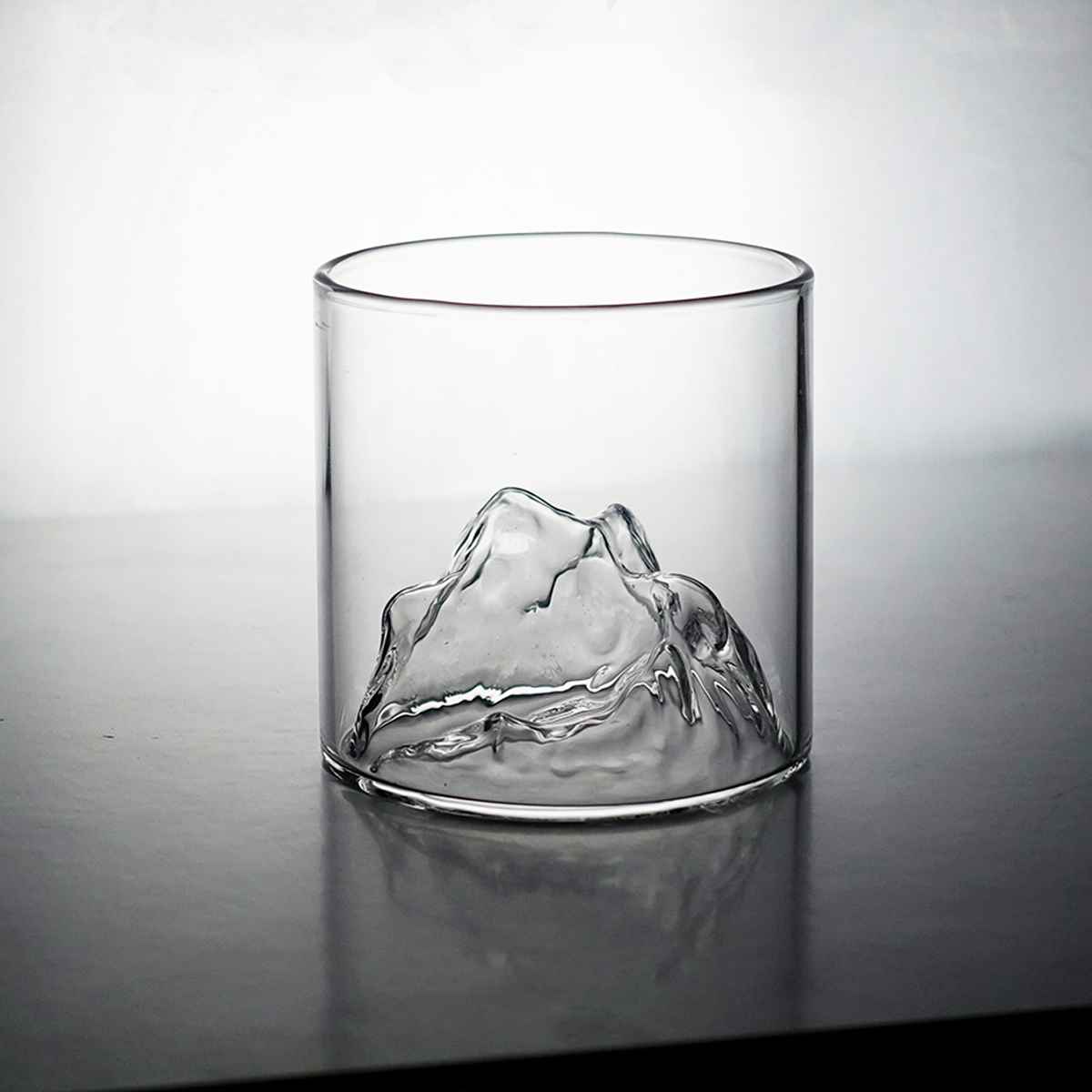 Custom Mount Fuji Whiskey Glass