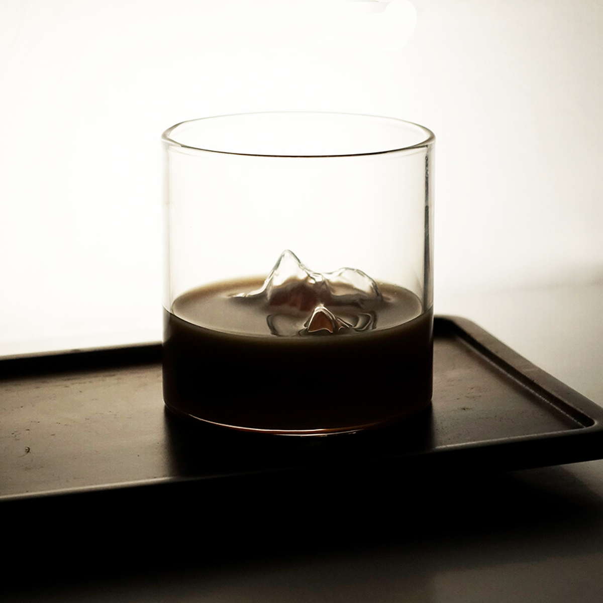 Custom Mount Fuji Whiskey Glass