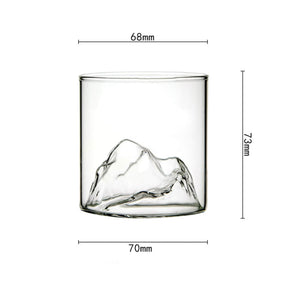 Custom Mount Fuji Whiskey Glass