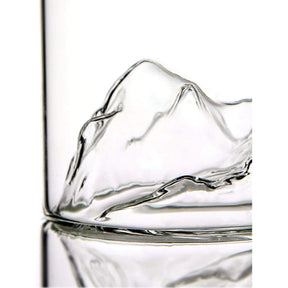 Custom Mount Fuji Whiskey Glass