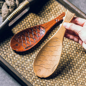 Jiro Creative Fish Shaped Wooden Rice Spoon