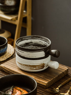 Akasuki Single Handle Ramen Bowl