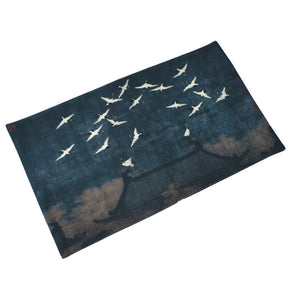 Japanese Style Crane Pattern Tea Mat