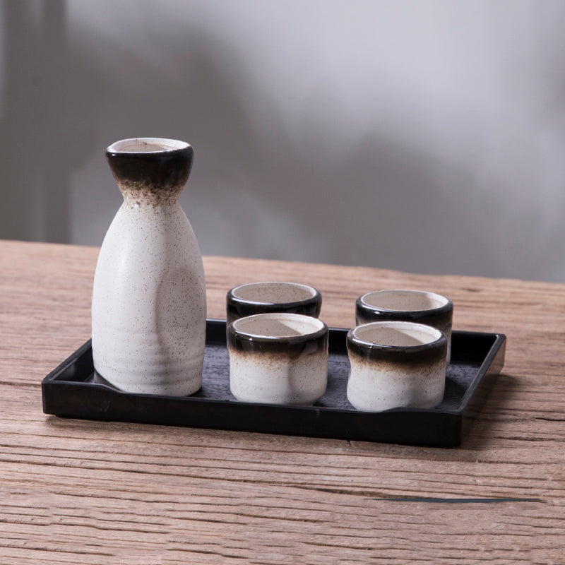 Akasuki  Japanese Ceramic Sake Set