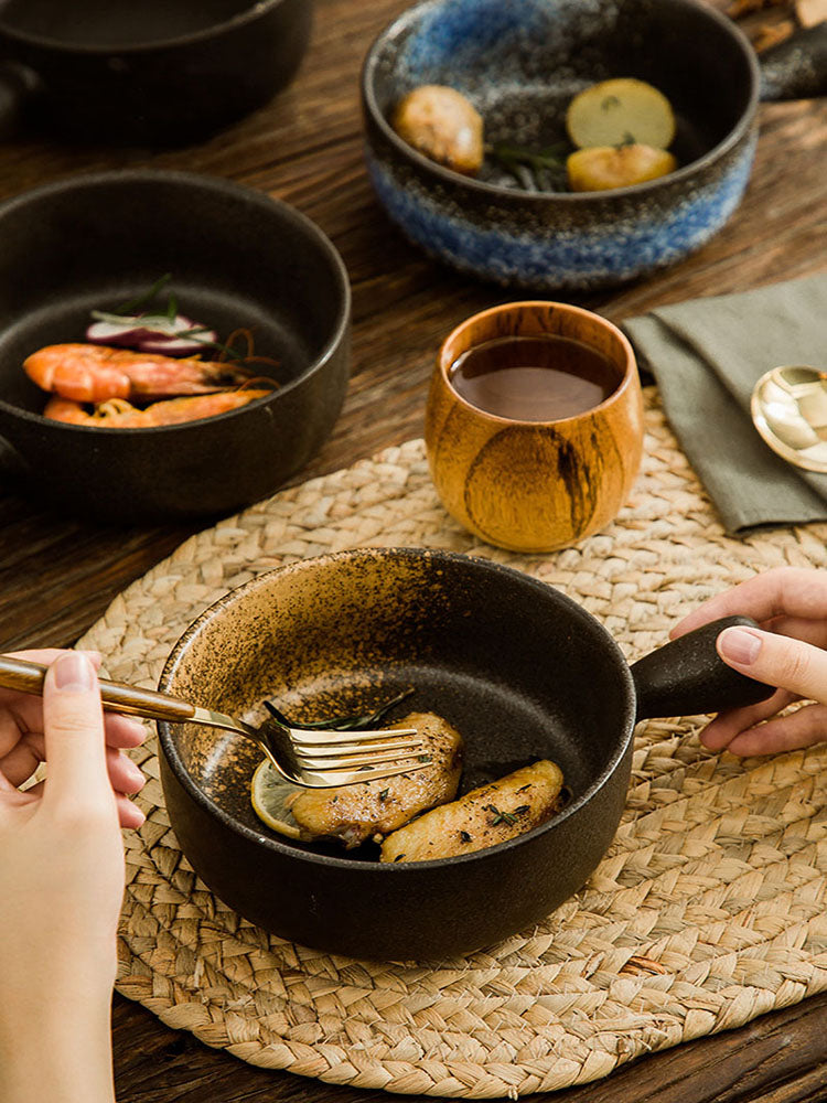 Akasuki Single Handle Ramen Bowl