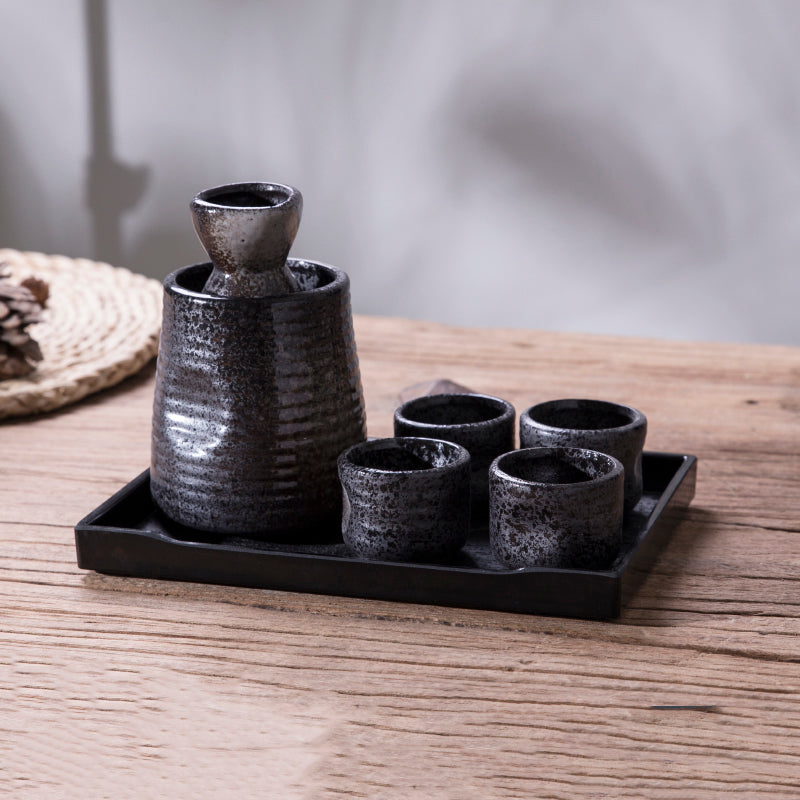 Akasuki  Japanese Ceramic Sake Set