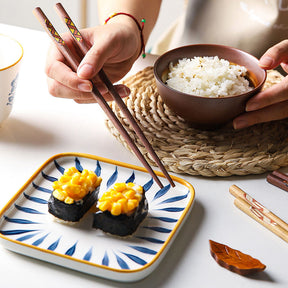 Ayumi Japanese Style Black Walnut Chopsticks Set