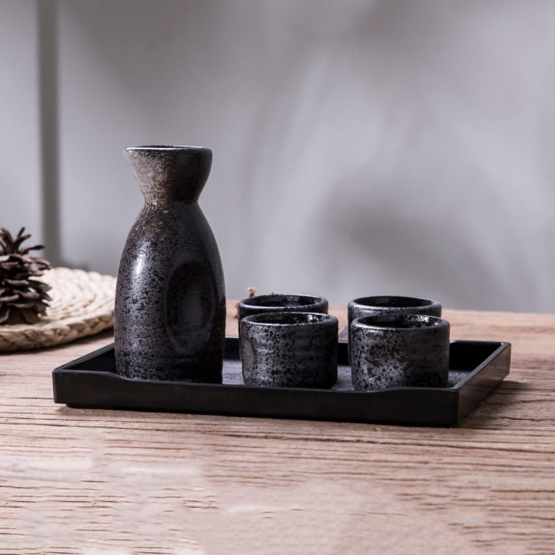 Akasuki  Japanese Ceramic Sake Set