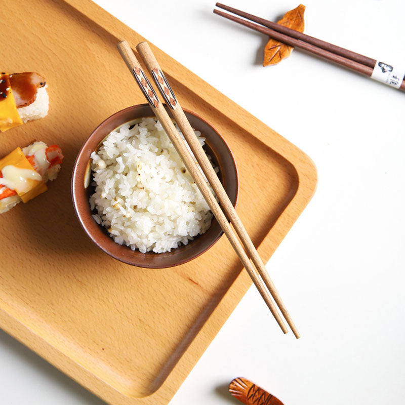 Ayumi Japanese Style Black Walnut Chopsticks Set